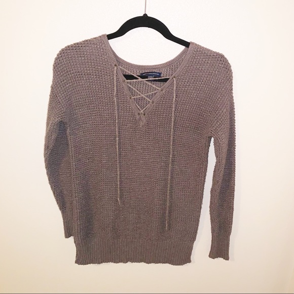 American Eagle Outfitters Sweaters - OFFERS? NWOT American Eagle Waffle Knitted Sweater
